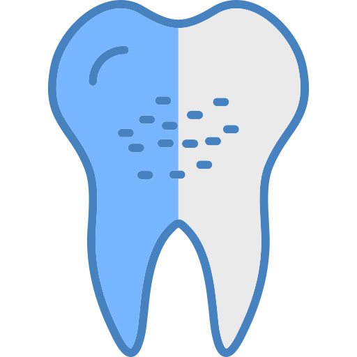 dientes infectados icono gratis