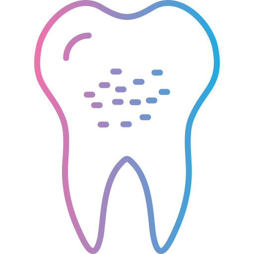 dientes infectados icono gratis