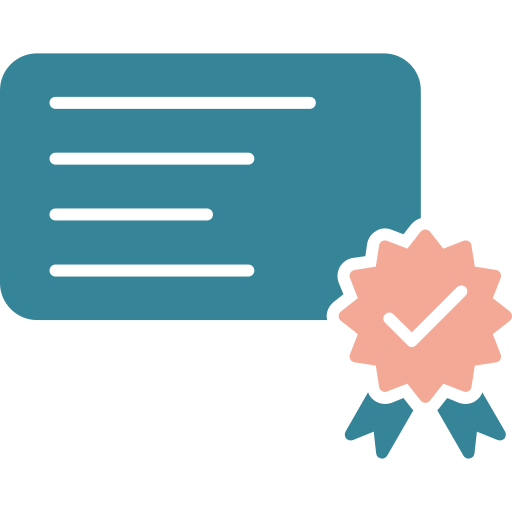 certificado icono gratis