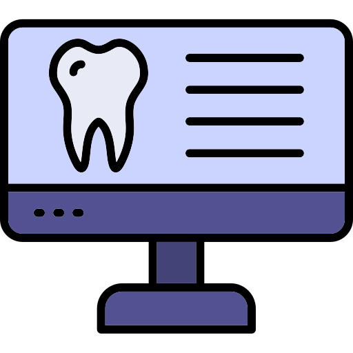 informe dental icono gratis