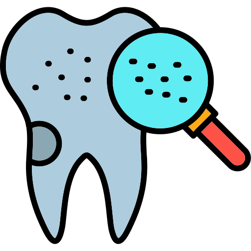 revisión dental icono gratis