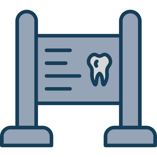 clínica dental icono gratis