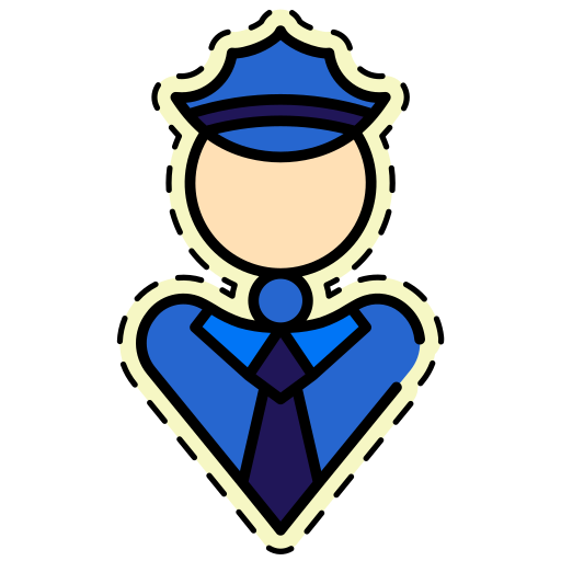 policía icono gratis