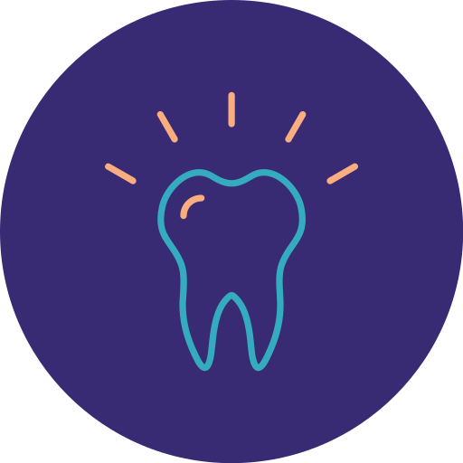 Tooth pain free icon