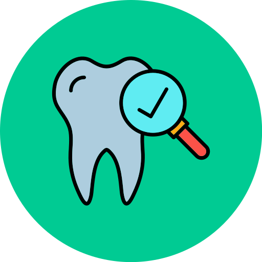 examen dental icono gratis