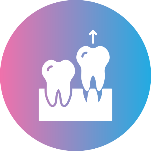 extracción de dientes icono gratis