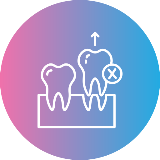 extracción de dientes icono gratis