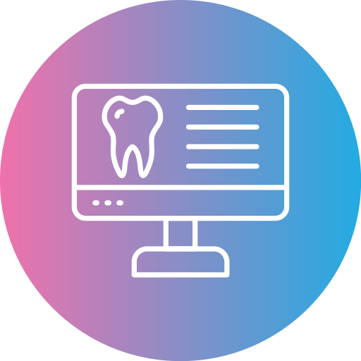 informe dental icono gratis