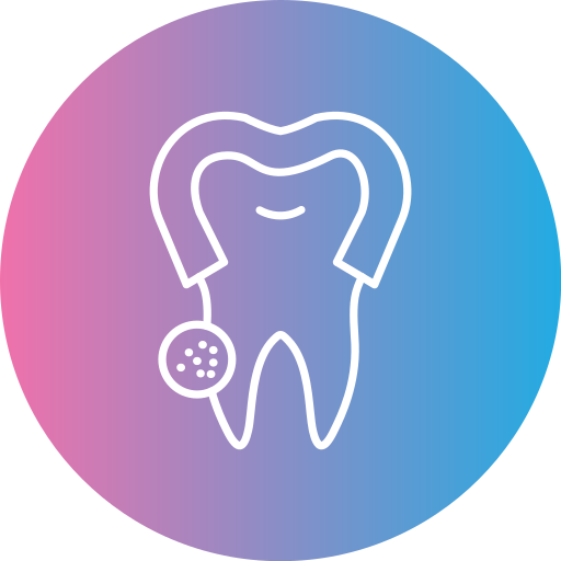 encías de los dientes icono gratis