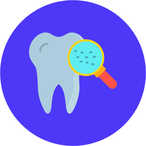 revisión dental icono gratis