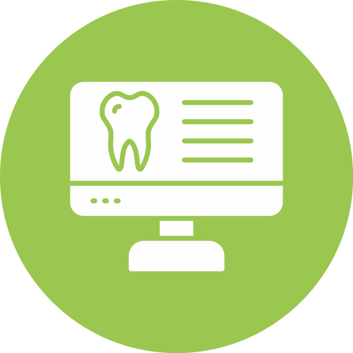 informe dental icono gratis