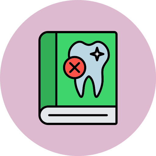 libro de dentista icono gratis