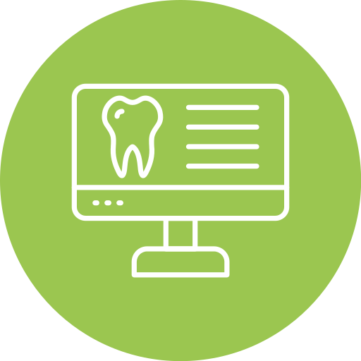 informe dental icono gratis