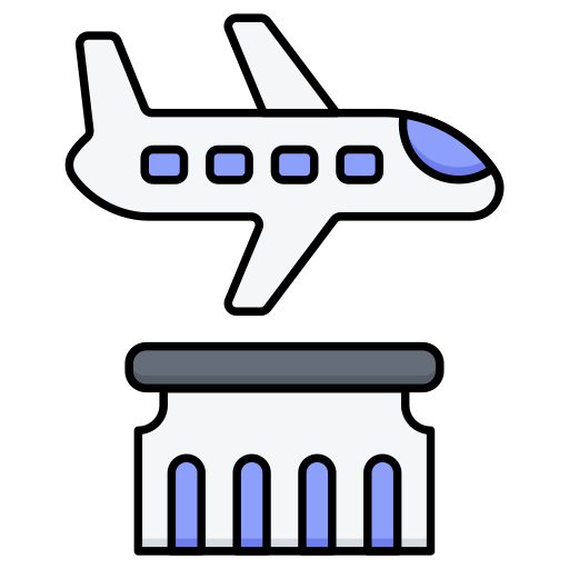 derecho de la aviación icono gratis