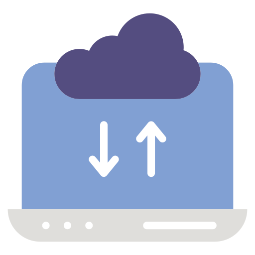 Cloud storage free icon