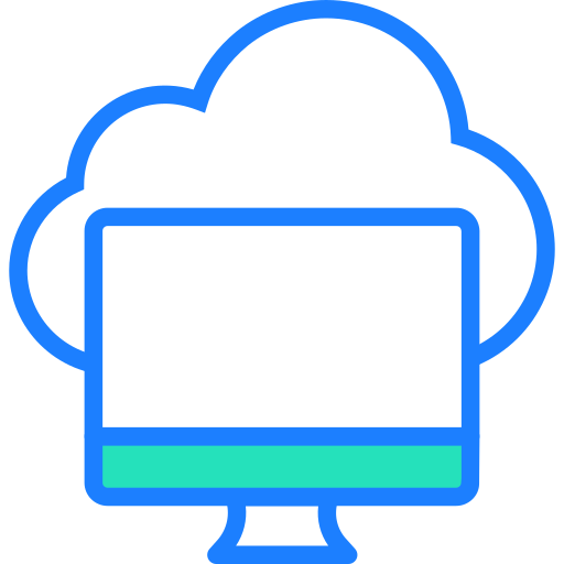 Almacenamiento en la nube icono gratis