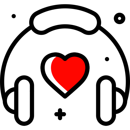 Canciones de amor icono gratis