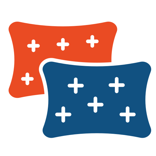 almohadas icono gratis