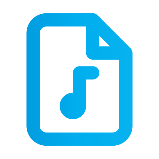 archivo de audio icono gratis