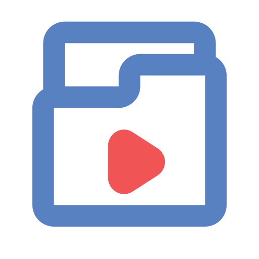 Video folder free icon