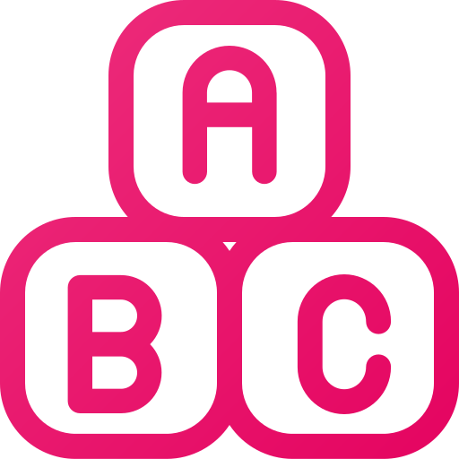 bloque abc icono gratis