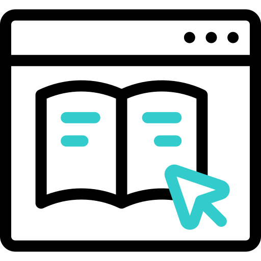 Éducation en ligne Icône gratuit