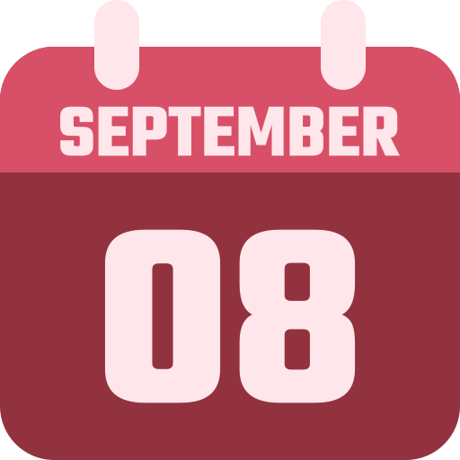 8 de septiembre icono gratis