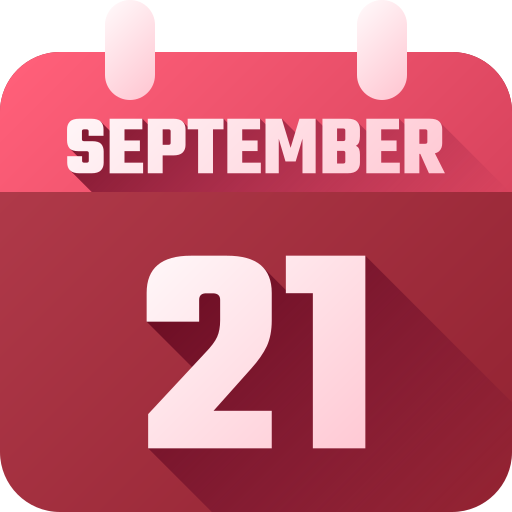 21 de septiembre icono gratis