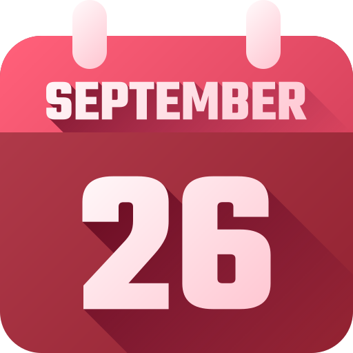 septiembre icono gratis