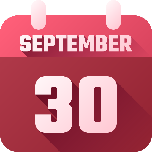 septiembre icono gratis