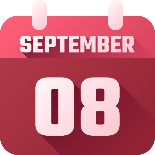 8 de septiembre icono gratis