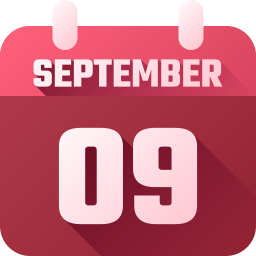 septiembre icono gratis