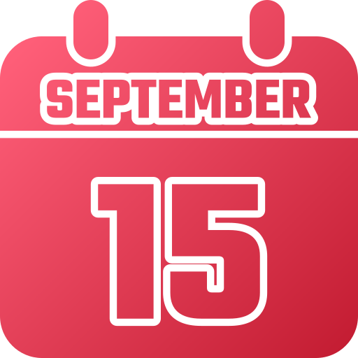 15 de septiembre icono gratis