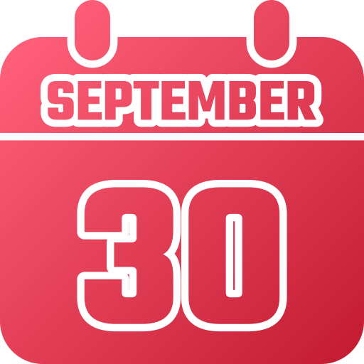 septiembre icono gratis