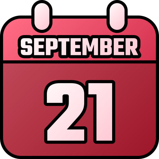 21 de septiembre icono gratis