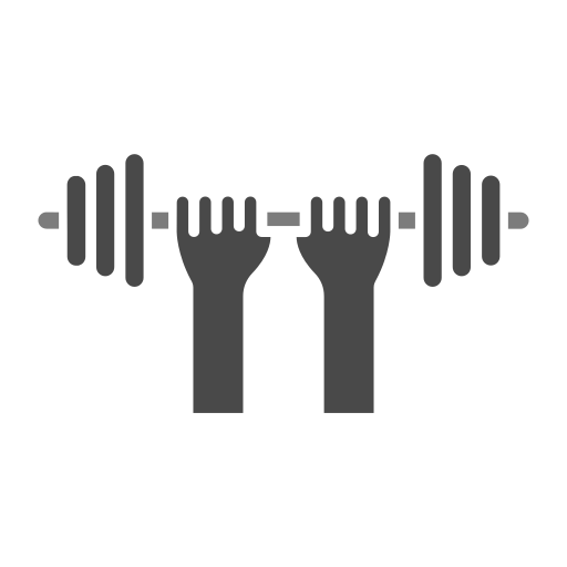 levantamiento de pesas icono gratis