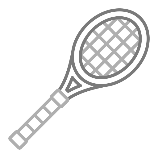 raqueta de tenis icono gratis