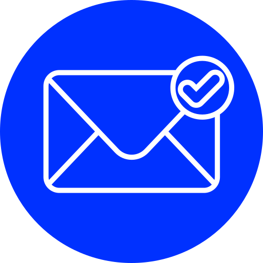 correo electrónico verificado icono gratis