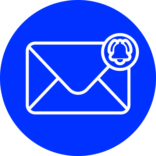 notificación por correo electrónico icono gratis