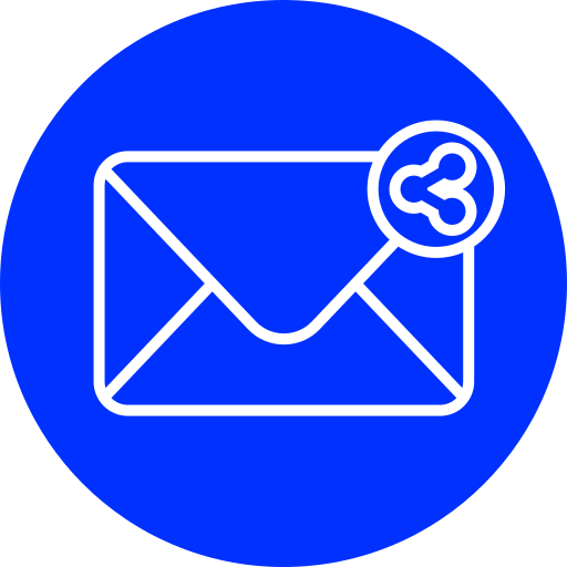 compartir correo electrónico icono gratis