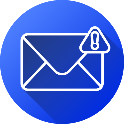 alerta de correo electrónico icono gratis