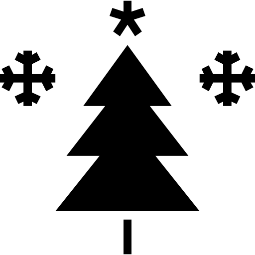 árbol de navidad icono gratis