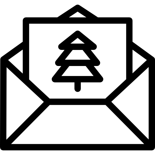 tarjeta de navidad icono gratis