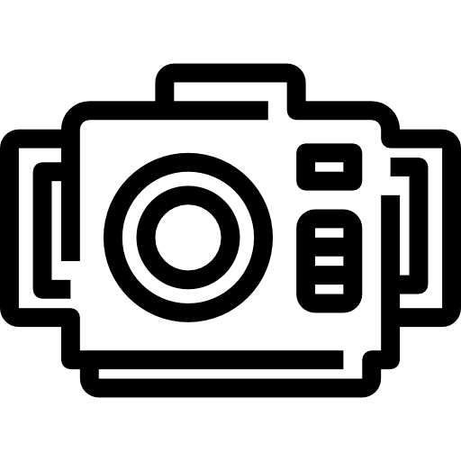 fotografía submarina icono gratis