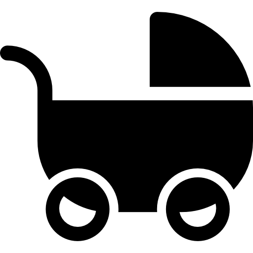 Baby stroller - Free transport icons