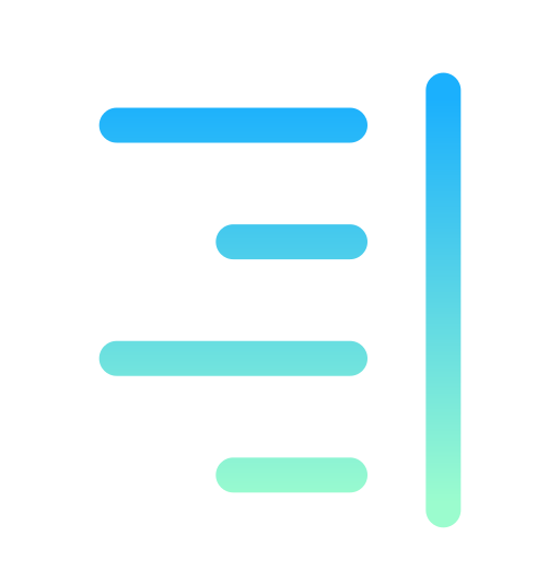 Right align free icon