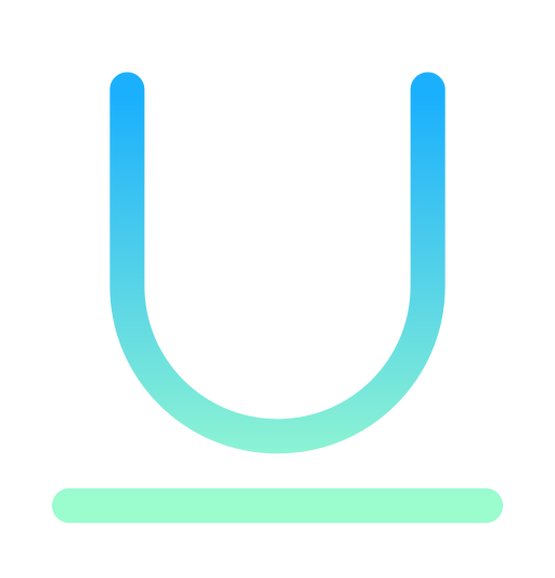 Underline free icon