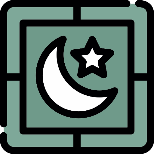 luna y estrella icono gratis