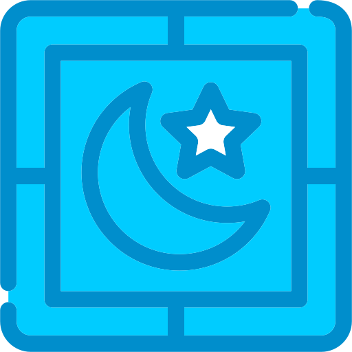 luna y estrella icono gratis