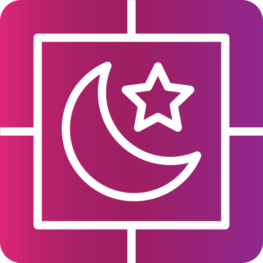 luna y estrella icono gratis